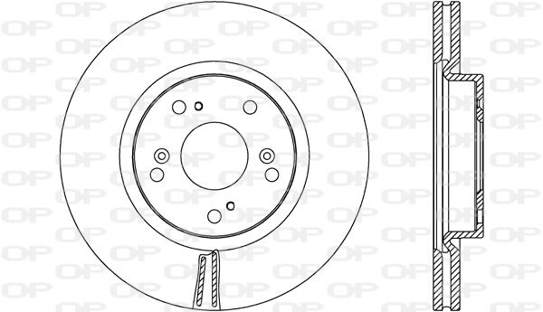 OPEN PARTS Тормозной диск BDA2686.20